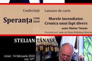 Conferinţa Speranţa 1990 - 2020, susţinută de jurnaliştii Stelian Tănase şi Elena ...
