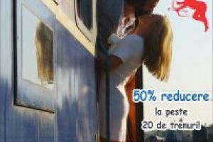 Reduceri la anumite trenuri cu circulatie in zilele de Valentine’s Day si Dragobete