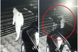 Furtul bolidului patronului Cidan Service a fost suprins de camerele de supraveghere. VEZI VIDEO!