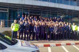 Studenţi în practică la Jandarmerie şi Poliţie