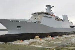 Prima nava de patrulare, construita in Romania, va fi livrata in aceasta saptamana, la Constanta