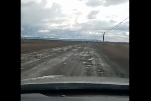 LIVE. Autostrada Codrului, ca după bombardament. La propriu!