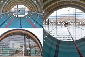 FOTO: Bazinul de înot de la Blaj, pregătit de inaugurare. Când se deschide: Program şi tarife