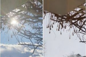 Imaginea zilei – Baia Mare, de la primavara la iarna, in doar cateva secunde