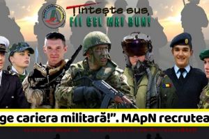 NEAMȚ: „Alege cariera militară!”. MApN recrutează tineri