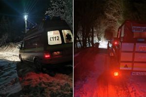 UPDATE. FOTO-VIDEO| INTERVENȚIE anevoioasă a pompierilor din Câmpeni pentru acordarea de prim-ajutor medical unei femei gravide, din Lumineşti. Femiea a fost transportată, fără complicaţii majore, la CPU