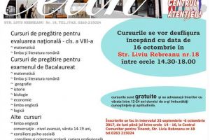 Încep înscrierile la Centrul Comunitar pentru Tineret. Oferta cursurilor gratuite