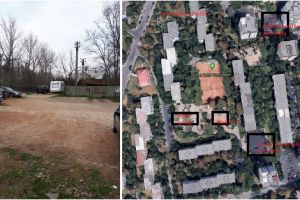 Constanteanul suparat:  Tomis Nord. Au demolat garajele ca sa faca loc unui bloc. Locuitorii se intreaba unde isi vor muta masinile (galerie foto)
