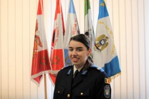 FOTO. Eleva sergent a Colegiului Naţional Militar „Mihai Viteazul”, Alexandra Costache, a obţinut o dublă calificare la etapa naţională a olimpiadelor