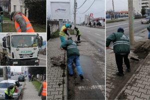 FOTO| Curăţenia de primăvară continuă la Alba Iulia: Marţi, acţiuni de igienizare pe Bulevardul Republicii