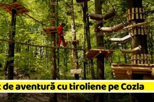 NEAMȚ: Parc de aventură cu tiroliene pe Cozla
