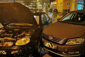 FOTO: Accident pe strada Ștrandului – Șoferul vinovat dus la spital