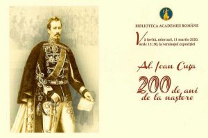 #DobrogeaAcademica:  Doua secole de la nasterea domnitorului Alexandru Ioan Cuza, omagiate de Academia Romana printr-un dublu eveniment