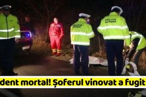 NEAMȚ: Pieton accidentat mortal în Neamţ! Șoferul vinovat a fugit