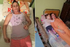 Nadia, mama a trei copii, suferă de cancer de piele – Sibienii o pot ajuta să rămână în viaţă
