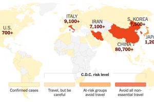 CORONAVIRUS. Peste 4000 de MORŢI din cauza COVID 19. Lumea, în pragul DISPERĂRII. Harta celor mai afectate zone