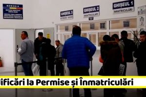 Modificări la Serviciul Permise şi Înmatriculări