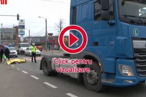 Bătrână accidentată mortal de un tir, pe trecerea de pietoni din faţa Shopping City