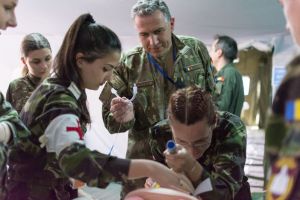 Personal medical militar în sprijinul DSP locale