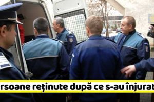 NEAMȚ: 4 persoane reţinute după ce s-au înjurat