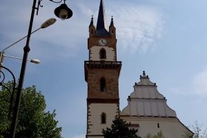Turnul Bisericii Evenghelice, închis vizitatorilor. Primăria Bistriţa, apel către cetăţeni