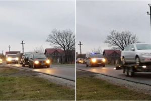 VIDEO. Românii ce se întorc din Italia, escortaţi cu Poliţia în judeţul Satu Mare