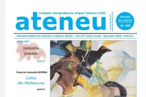 Revista ATENEU, februarie 2020: Autostrada „George Bacovia”