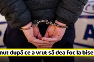 NEAMȚ: Tânâr reţinut după ce a dat foc la o anexă a unei biserici
