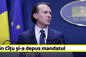 Florin Cîţu şi-a depus mandatul pe premier desemnat