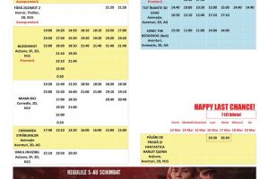 Programul filmelor la Happy Cinema Bistriţa, 13-19 martie