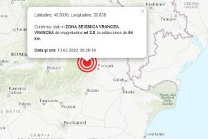 Cutremur, de dimineata, in zona Vrancea!