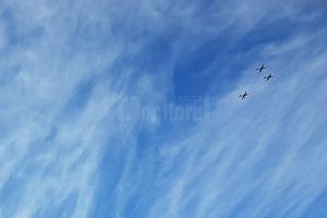 Avioane de luptă au zburat de mai multe ori deasupra Sucevei