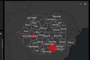 Harta interactivă a judeţelor cu cazuri de coronavirus