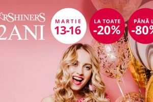 Sărbătoreşte 12 ani de StarShinerS cu reduceri de până la 80%!