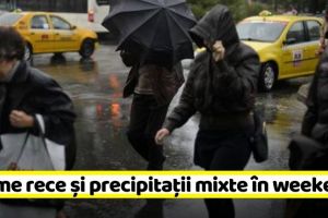 METEO: Informare meteo de vreme rece şi precipitaţii mixte