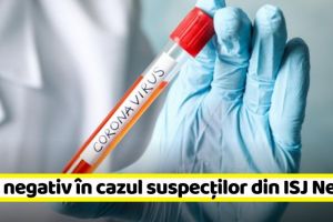 Coronavirus: Test negativ în cazul suspecţilor din ISJ Neamţ
