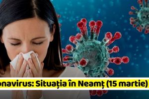 Coronavirus: Situaţia în Neamţ (15 martie)