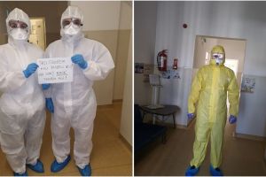 FOTO| ”NOI suntem la muncă pentru voi! VOI staţi acasă pentru noi!” – Campanie pe facebook pentru limitarea cazurilor de coronavirus
