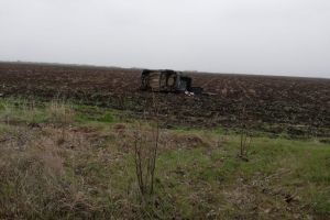 Maşină răsturnată pe DN65E, între Roşiori şi Troianul/ Două persoane au ajuns la spital