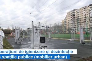 VIDEO Cum se dezinfectează spaţiile publice în Cluj-Napoca