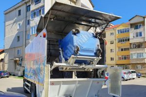 DÂMBOVIŢA Covid-19: SUPERCOM a început dezinfectarea pubelelor din municipiu