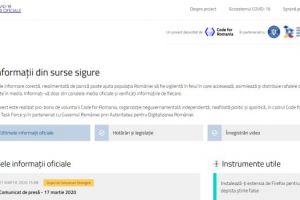 Platformă online pentru informarea corectă despre COVID-19!
