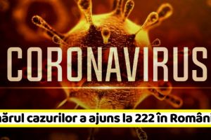 Coronavirus: Numărul cazurilor a ajuns la 222 în România