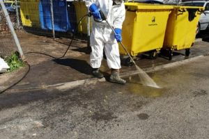 A.D.I Deseuri Prahova actioneaza prin ROSAL pentru dezinfectarea vehiculelor si platformelor de colectare a deseurilor