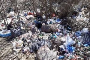 Aproape 6 metri cubi de gunoaie  aruncate pe marginea unei străzi din Întorsura Buzăului, de oameni certaţi cu legea bunului simţ