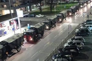 Morţii nu mai au loc în cimitirele din Bergamo. Camioane militare transportă zeci de sicrie în alte oraşe