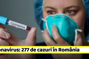 Coronavirus: Numărul cazurilor au ajuns la 277 în România (19 martie)