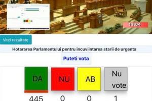 ”Când eşti în izolare şi Parlamentul intră într-o nouă paradigmă”