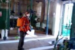 SC Termo Craiova SRL, acţiuni de dezinfecţie la toate punctele şi centralele termice din administrare, măşti şi mănuşi de protecţie în punctele cheie