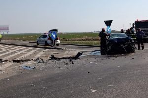 Două persoane rănite în urma unui accident rutier produs pe centura ocolitoare a Alexandriei